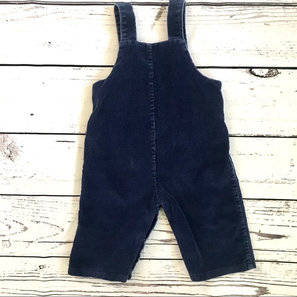 Vintage 1970’s navy corduroy baby overalls onesie - Picture 3 of 5